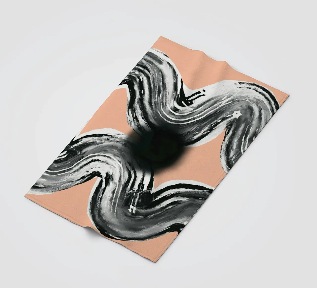 Linea Zen in nero rosa V3 coperta in pile da Little Dean