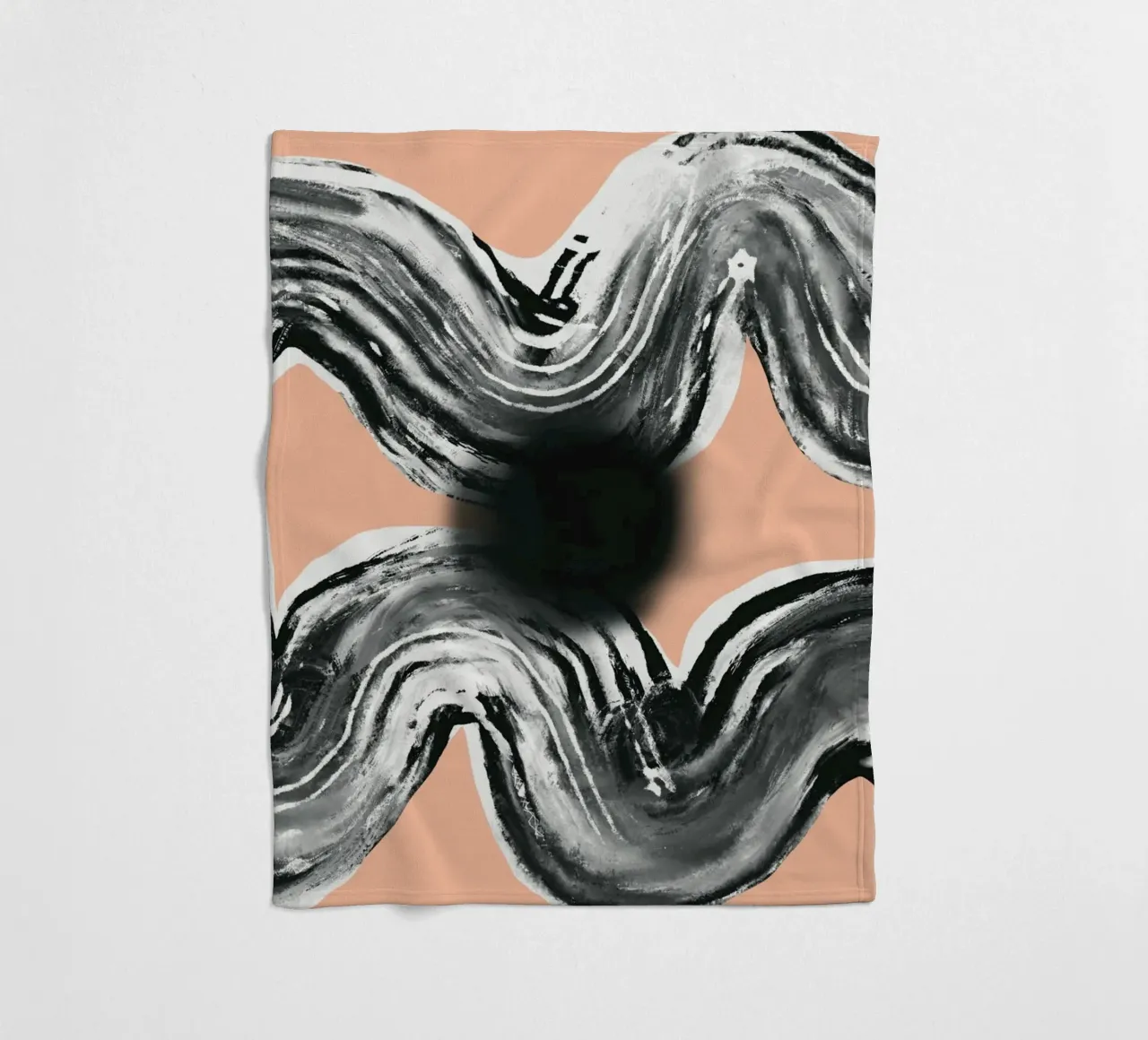 Linea Zen in nero rosa V3 coperta in pile da Little Dean