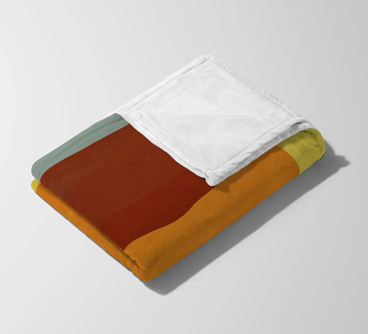 Sovrapposizione di colori design minimale coperta in pile da Little Dean