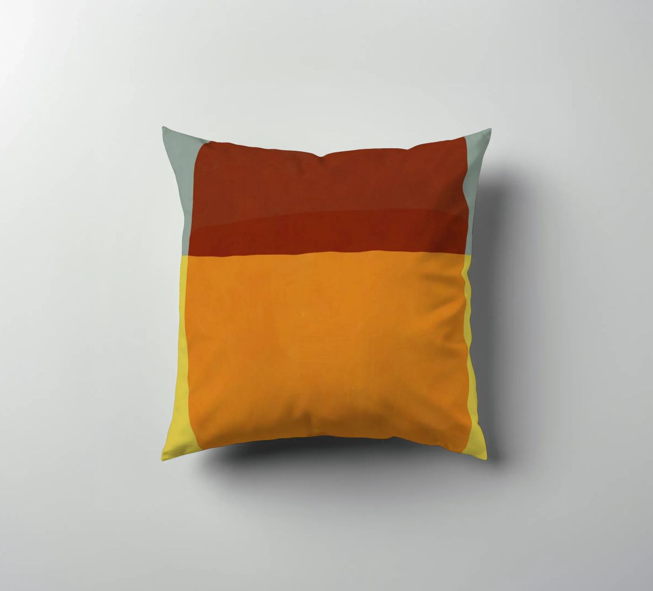 Sovrapposizione di colori design minimale cuscino da Little Dean