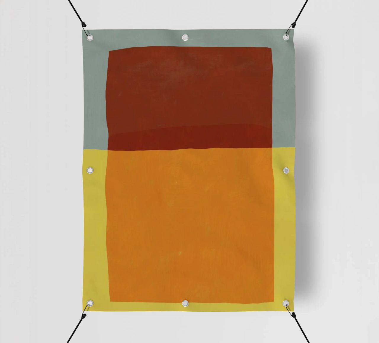 Sovrapposizione di colori design minimale telo in pvc da Little Dean