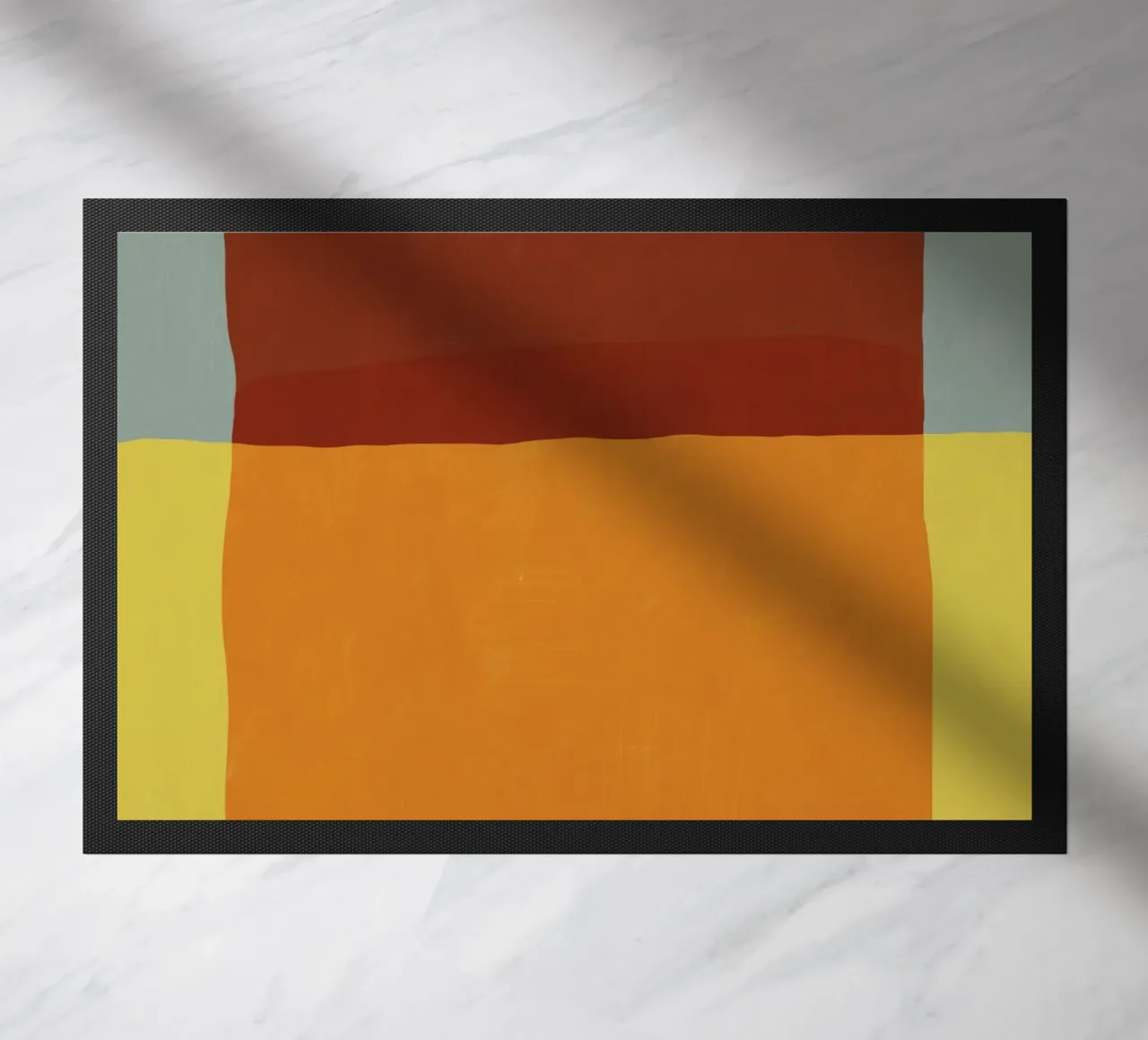 Sovrapposizione di colori design minimale zerbino da Little Dean