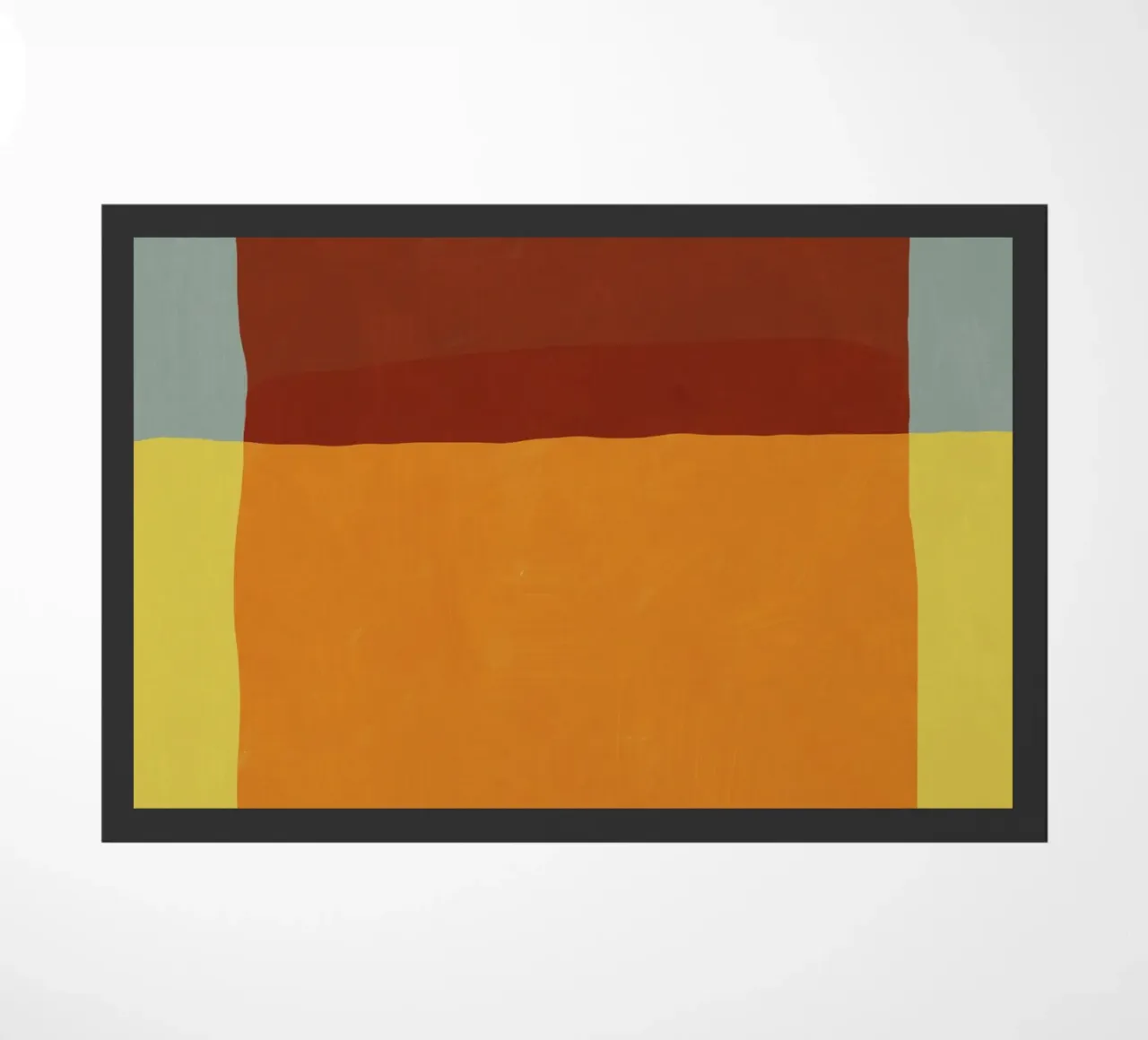 Sovrapposizione di colori design minimale zerbino da Little Dean