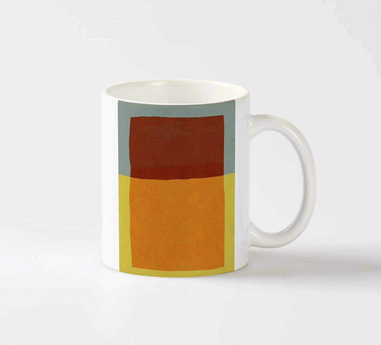 Sovrapposizione di colori design minimale tazza in ceramica da Little Dean
