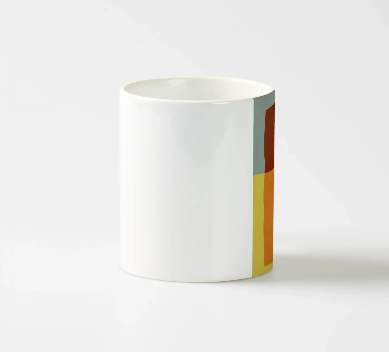 Sovrapposizione di colori design minimale tazza in ceramica da Little Dean