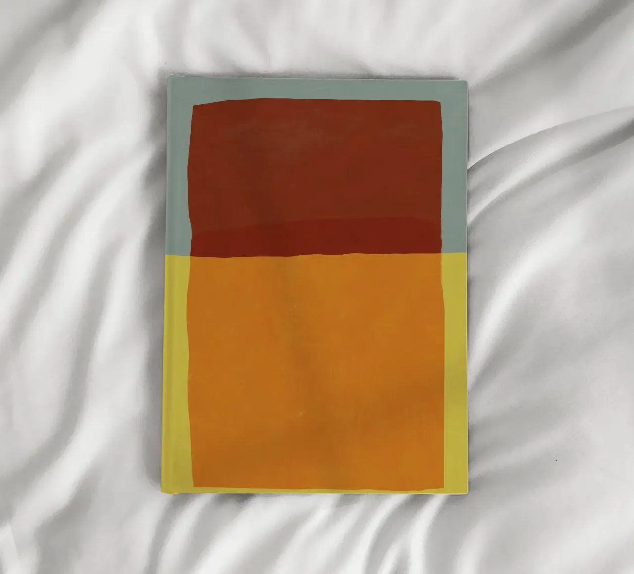 Overlay of colors minimal design notebook by Little Dean
