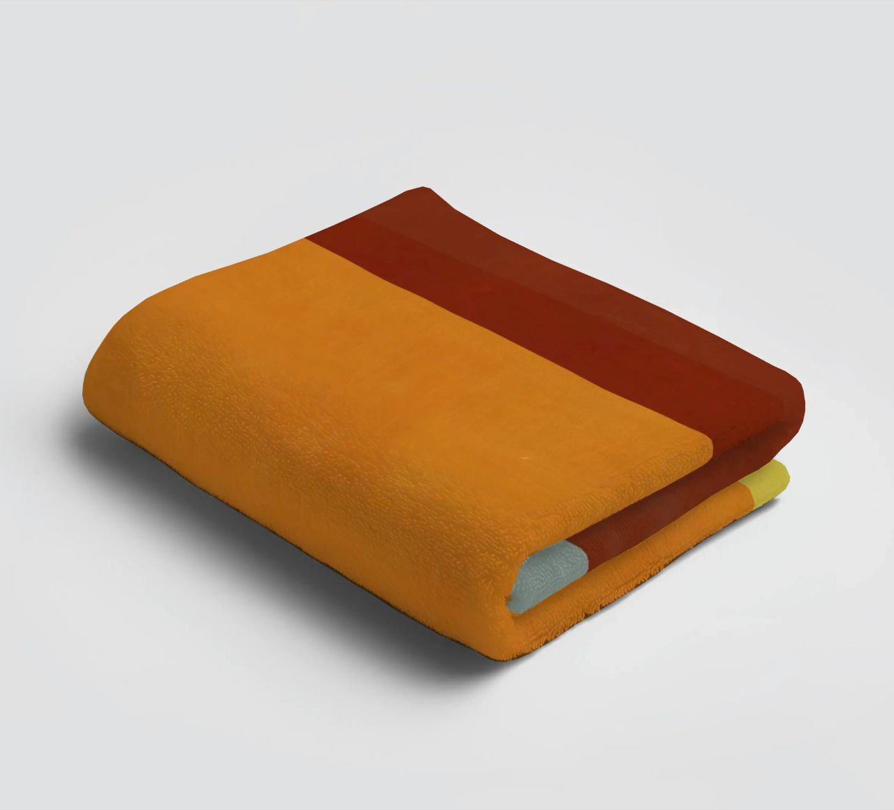 Overlay of colors minimal design towel by Little Dean