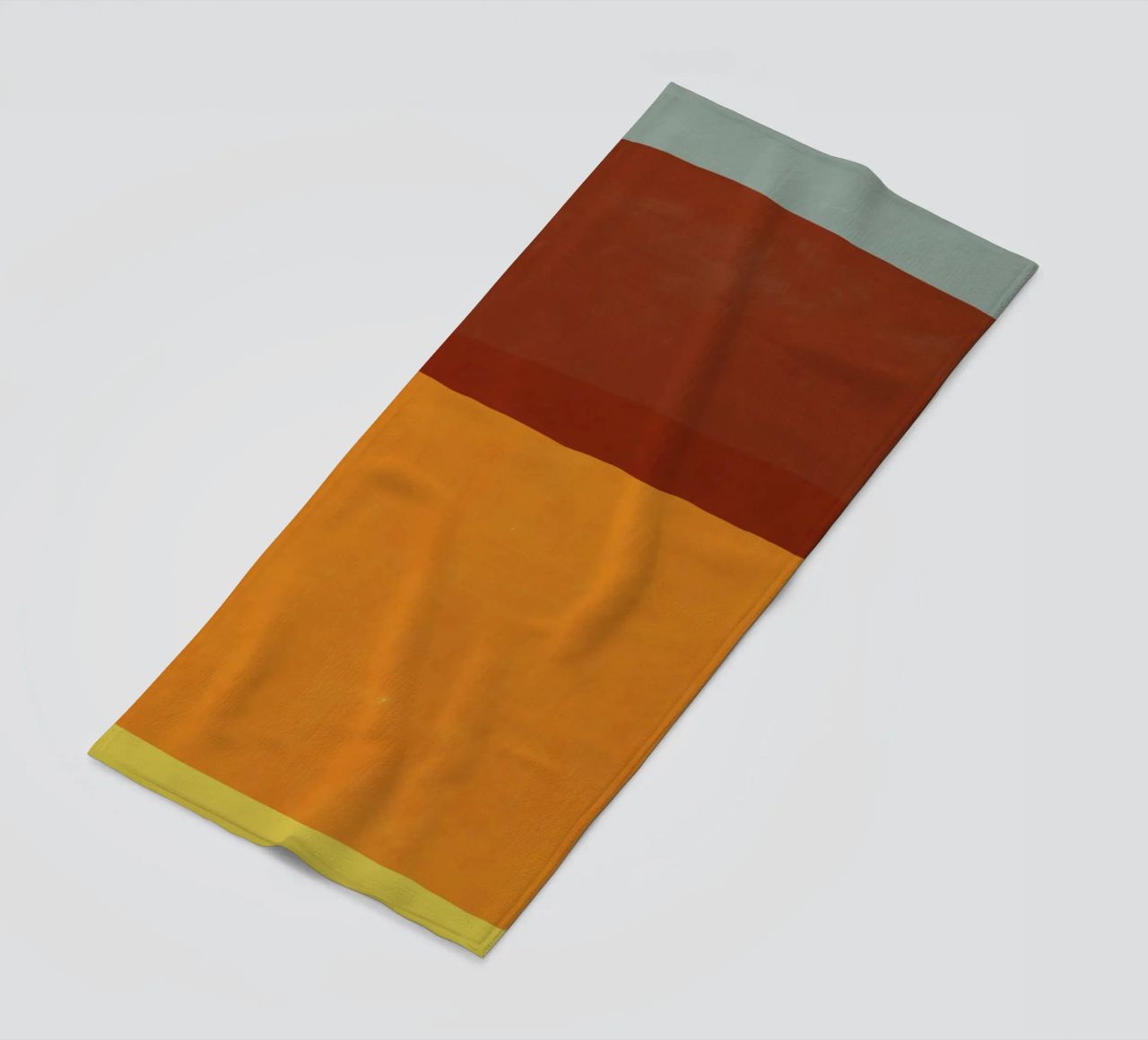 Sovrapposizione di colori design minimale telo mare da Little Dean
