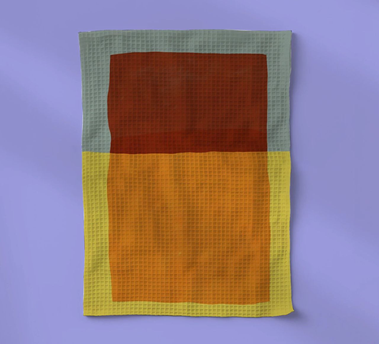 Sovrapposizione di colori design minimale canovaccio da cucina da Little Dean