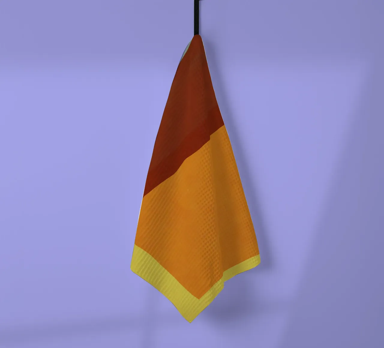 Überlagerung von Farben minimales Design Geschirrtuch von Little Dean