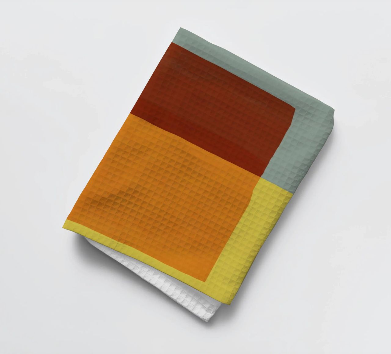 Sovrapposizione di colori design minimale canovaccio da cucina da Little Dean