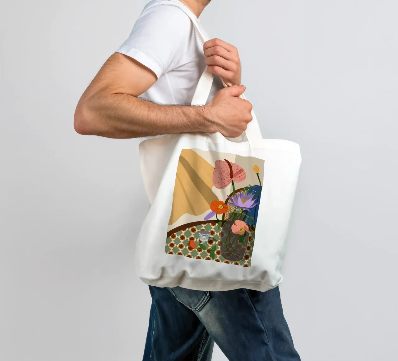 Flower Arrangment tote bag by Arty Guava