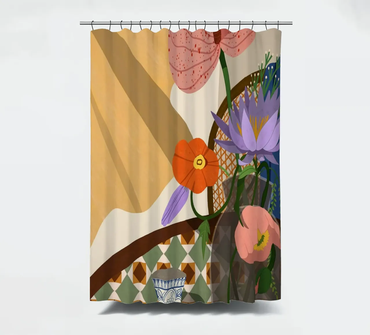 Flower Arrangment shower curtain by Arty Guava