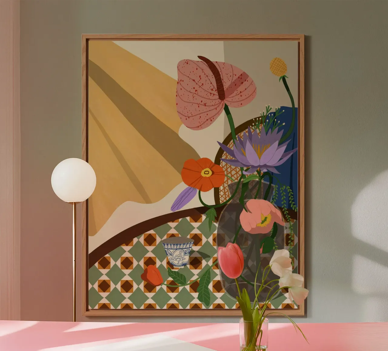 Flower Arrangment forex plate by Arty Guava