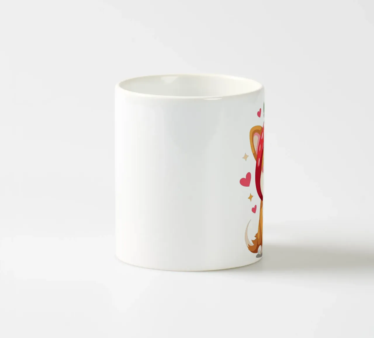 Dolcezza Corgi alla fragola tazza in ceramica da artdesign1985