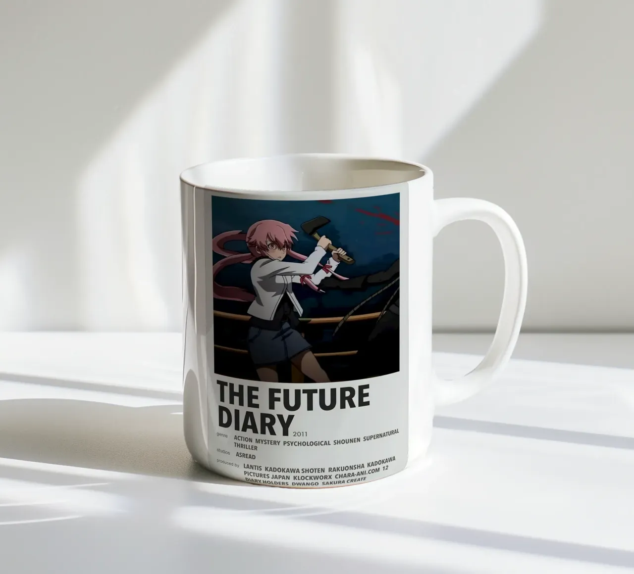 THE FUTURE DIARY 2011 tazza in ceramica da Totoya