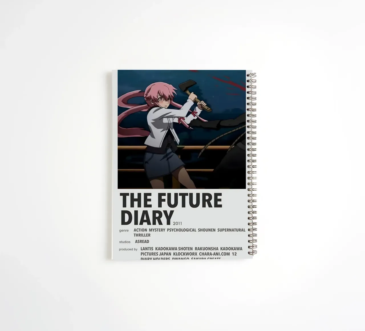 THE FUTURE DIARY 2011 spiral notebook by Totoya
