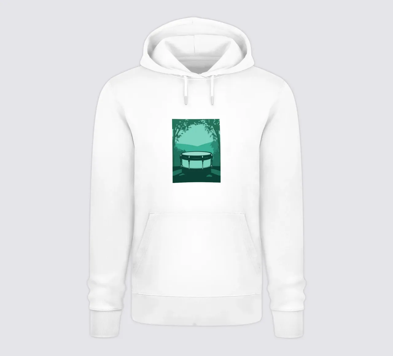 Tambor simple sudadera con capucha de MUSIC EDITION