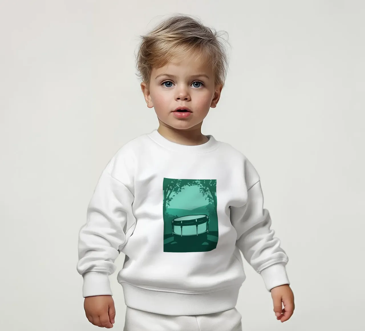 Tambor simple sudadera de bebé de MUSIC EDITION