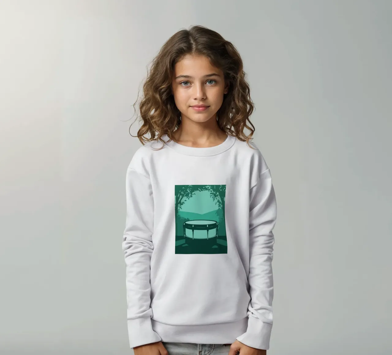 Tambor simple sudadera para niño de MUSIC EDITION