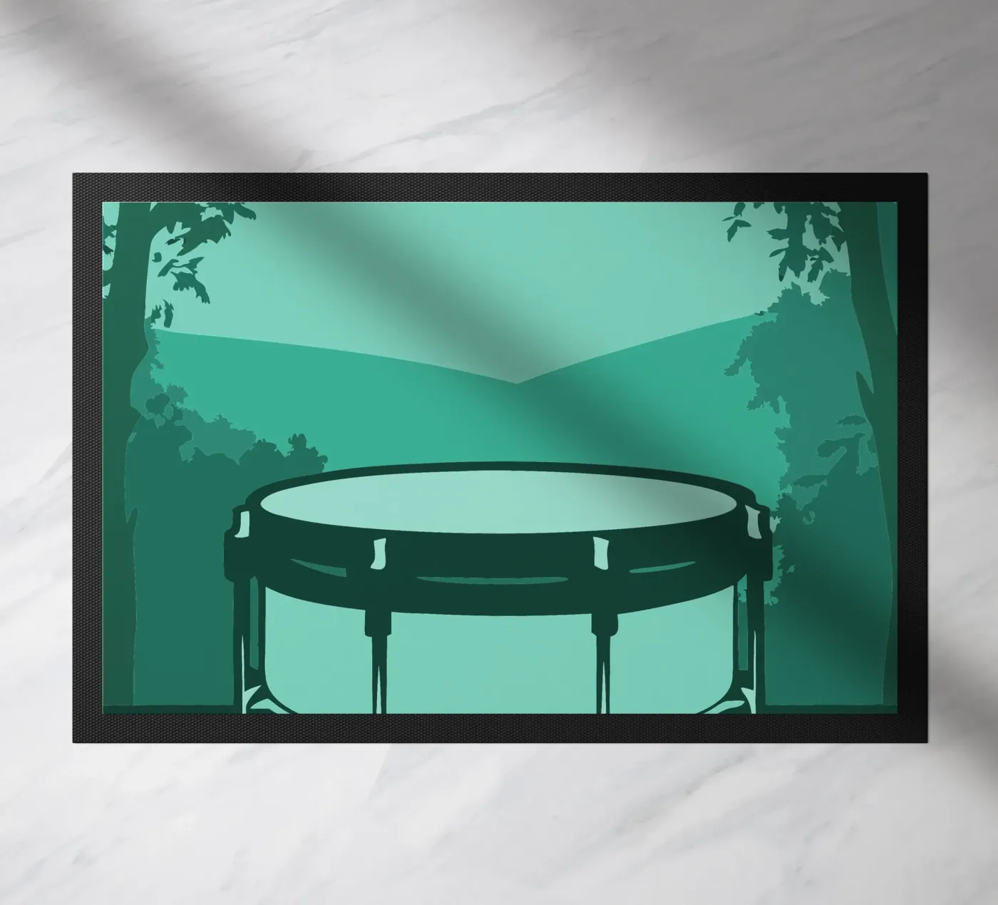 Single Drum paillasson de MUSIC EDITION