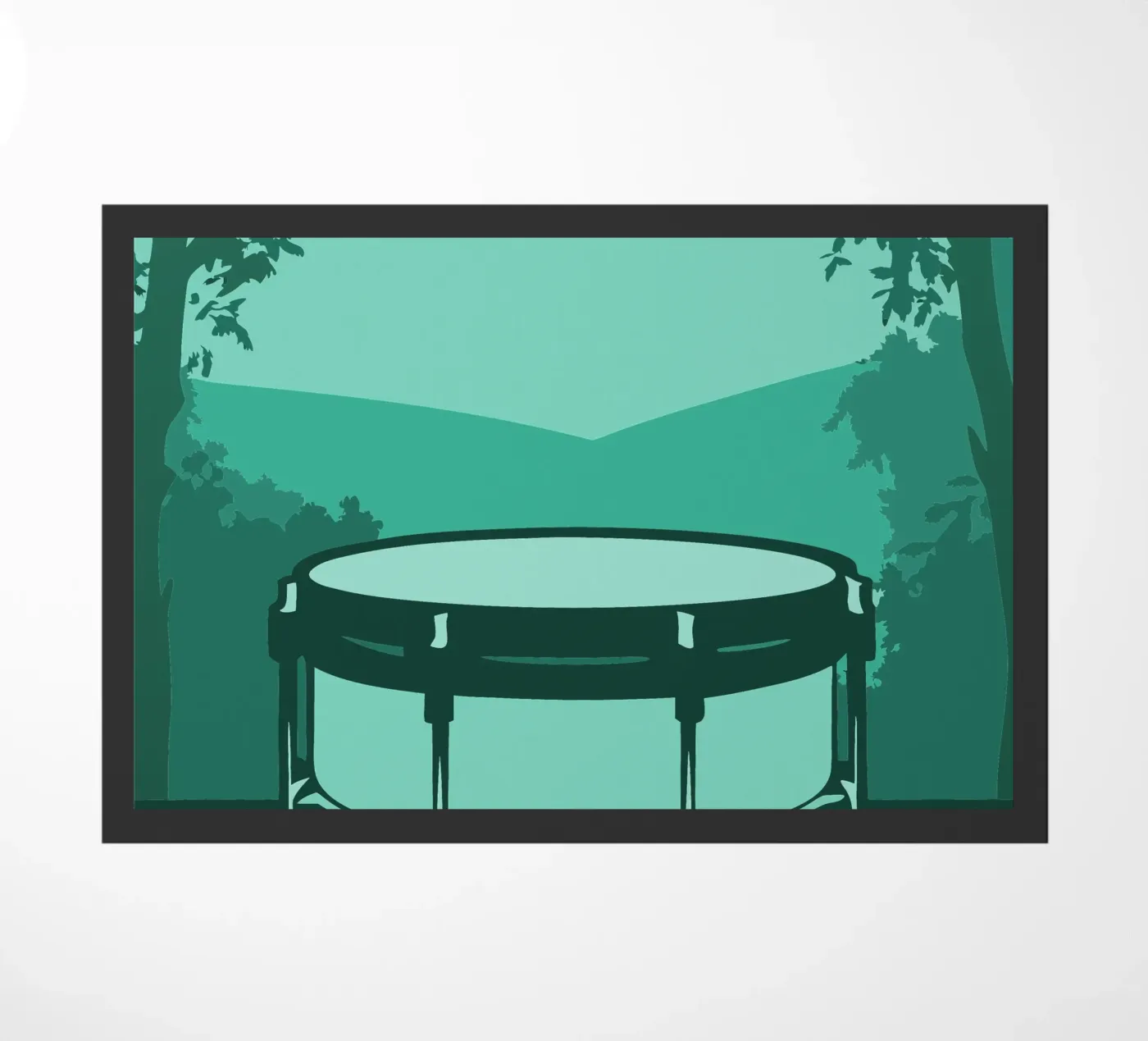 Single Drum paillasson de MUSIC EDITION