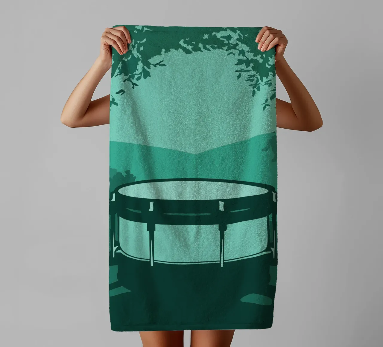 Single Drum towel by MUSIC EDITION