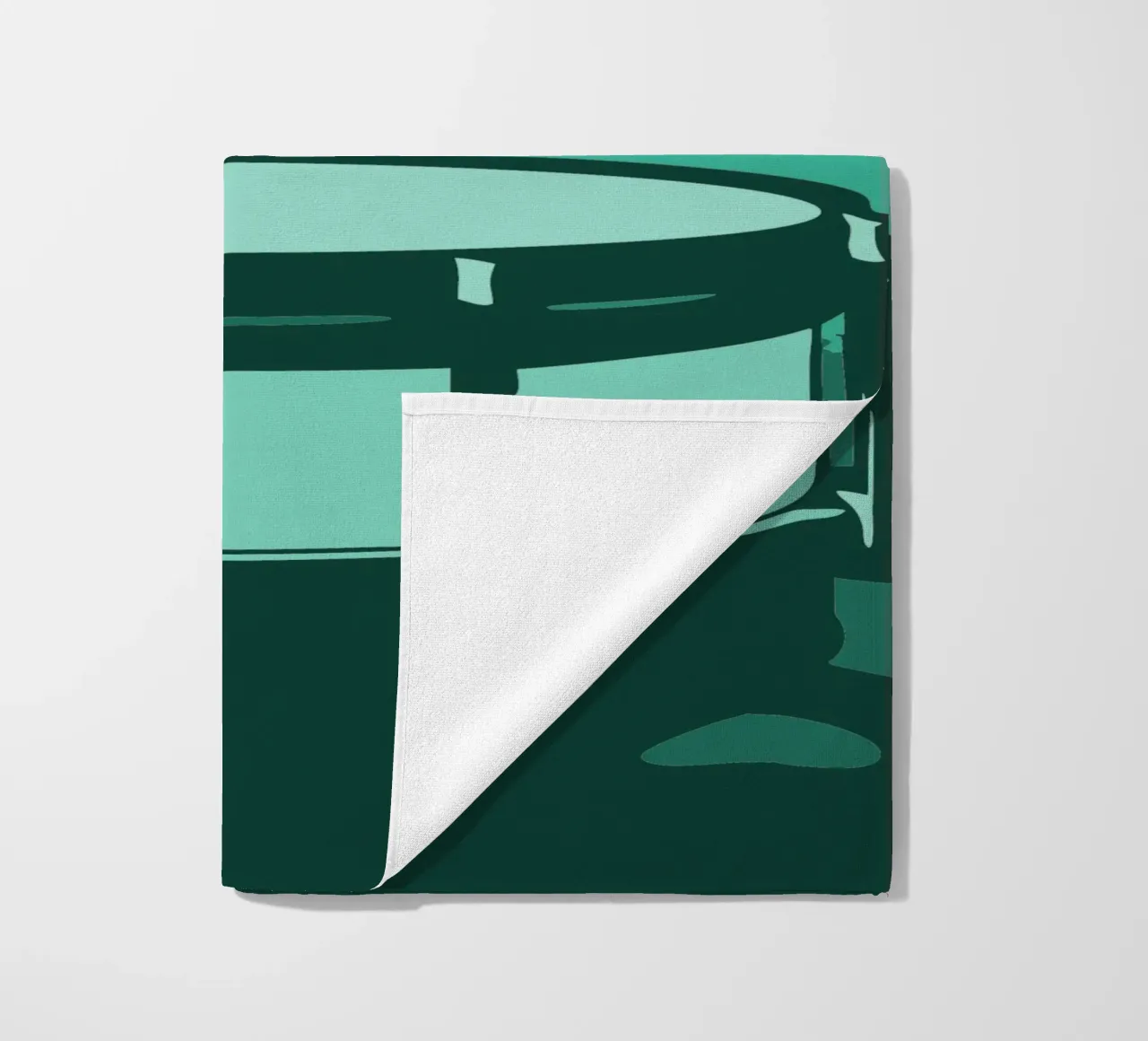 Single Drum beach towel by MUSIC EDITION