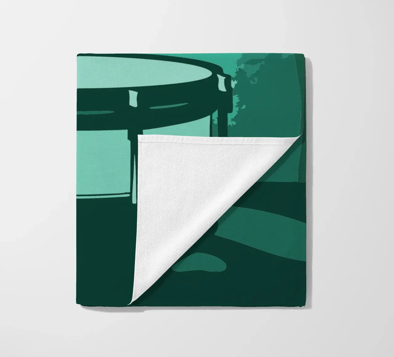 Single Drum beach towel by MUSIC EDITION