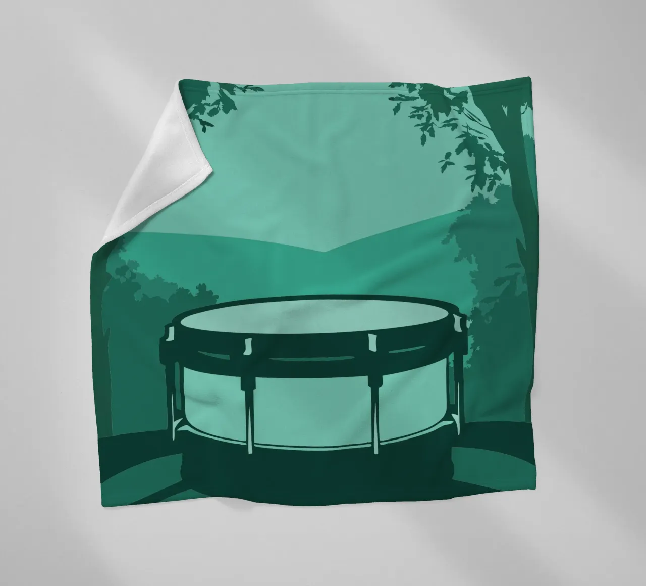 Single Drum Fleecedecke von MUSIC EDITION