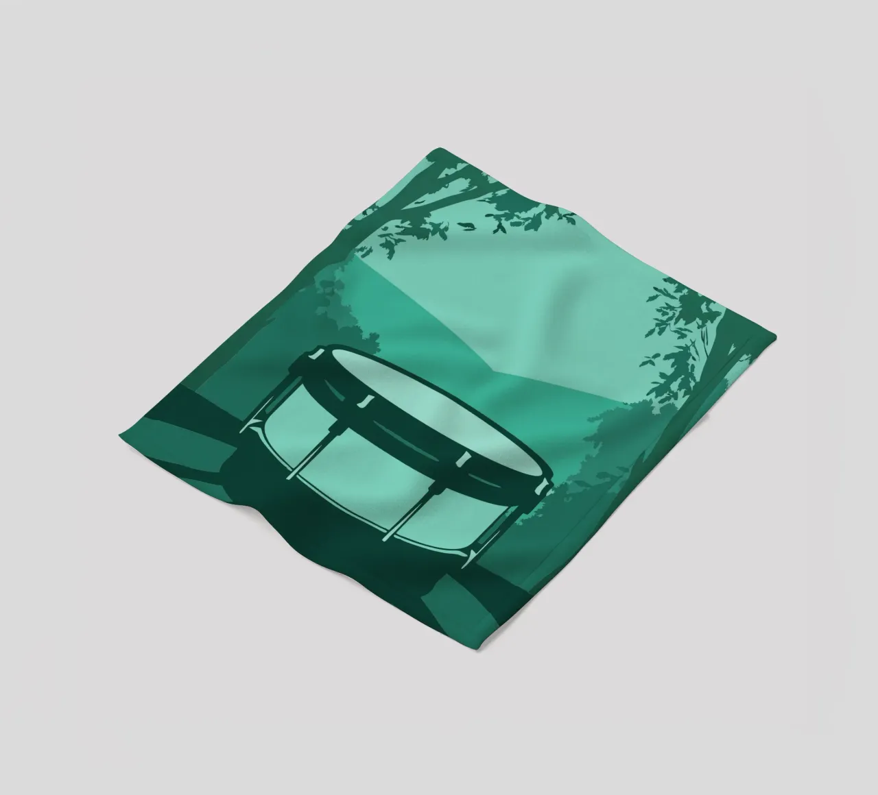 Single Drum Fleecedecke von MUSIC EDITION