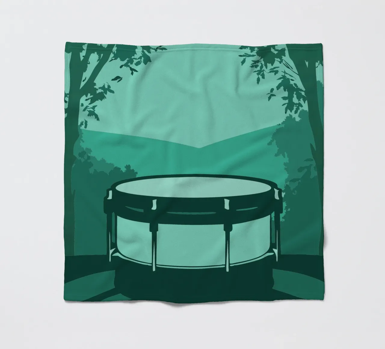 Single Drum Fleecedecke von MUSIC EDITION
