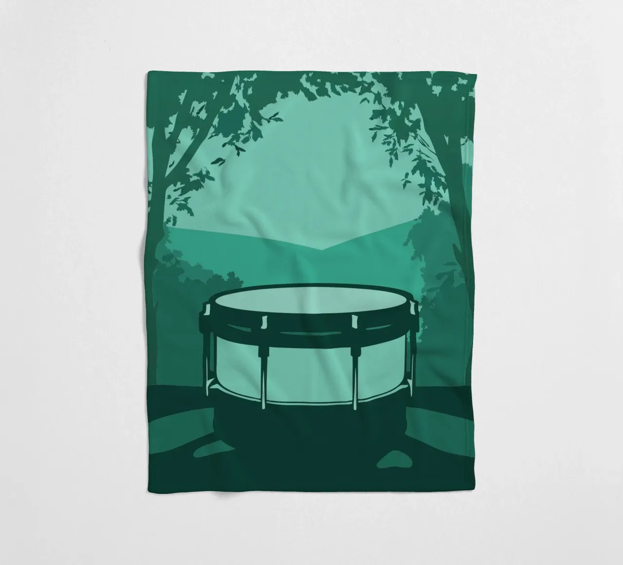 Single Drum Fleecedecke von MUSIC EDITION