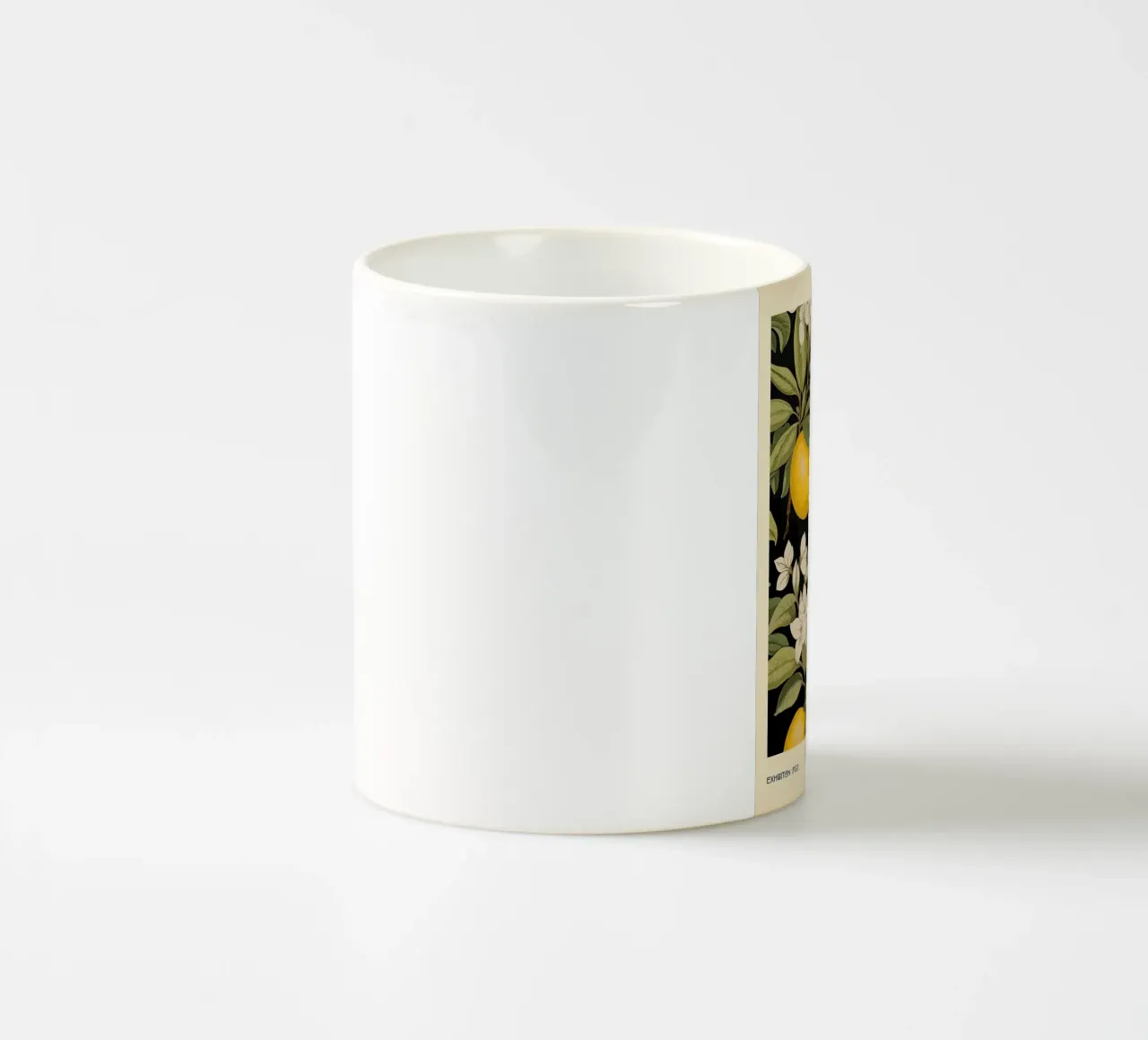 frutta al limone tazza in ceramica da Margaret Marie Ostrout