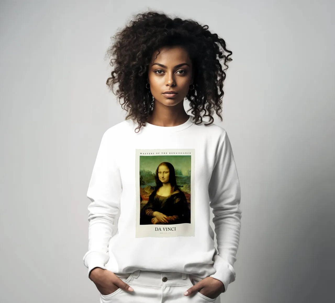 da Vinci - Mona Lisa felpa da Vintage by JUNIQE