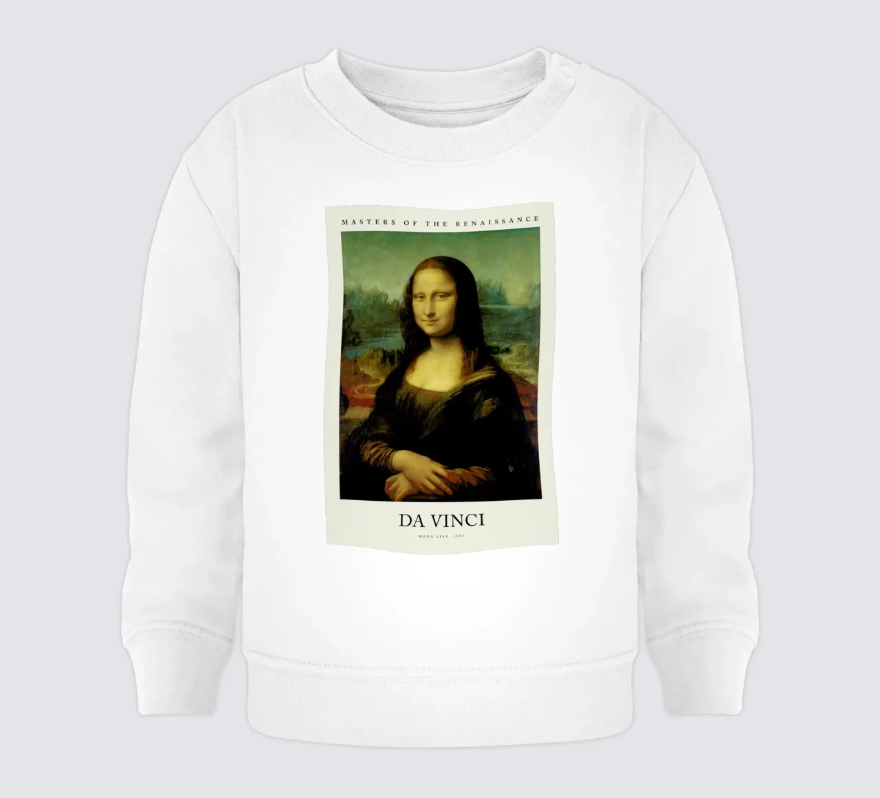 da Vinci - Mona Lisa felpa neonato da Vintage by JUNIQE