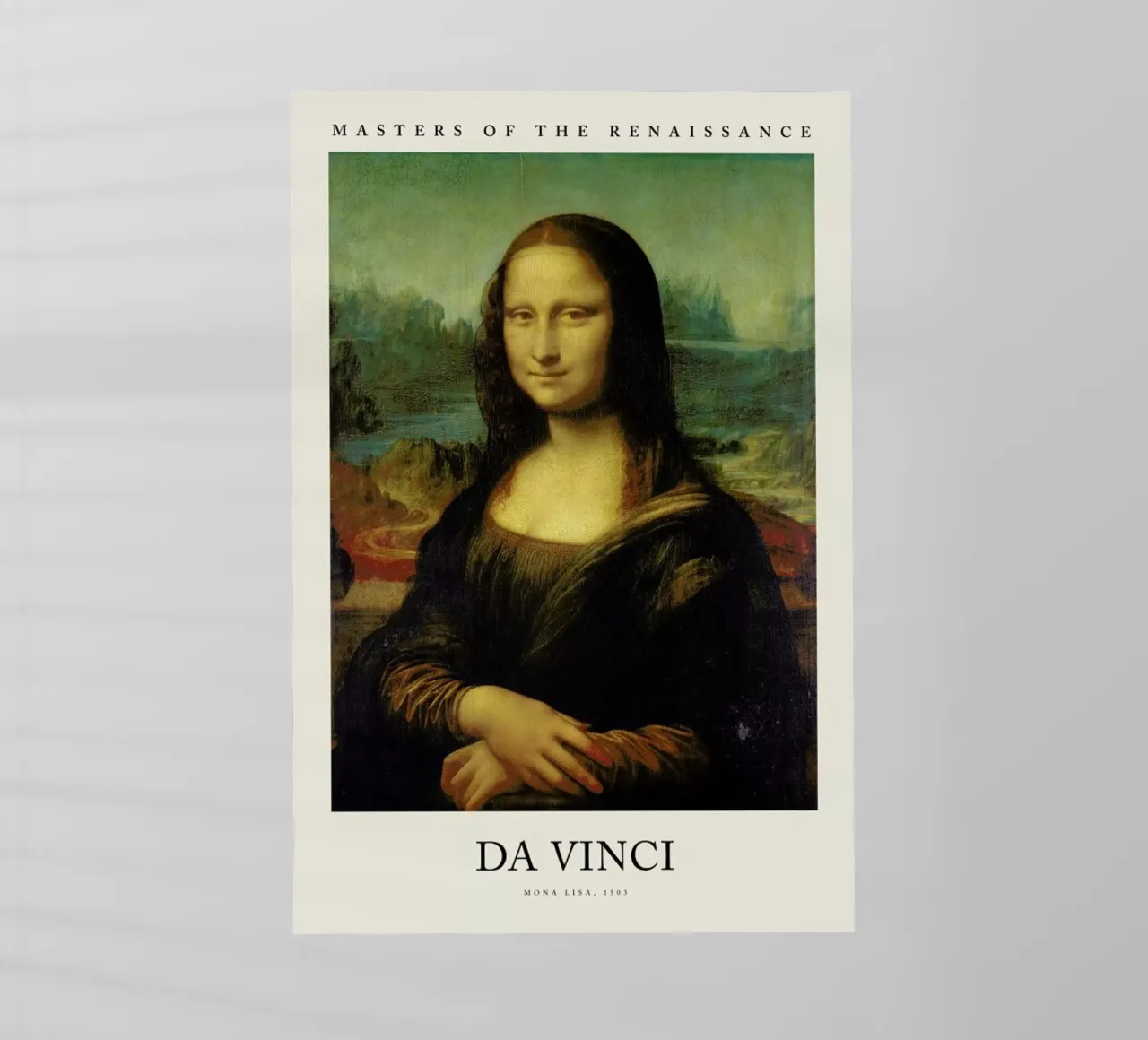 da Vinci - Mona Lisa pellicola backlit da Vintage by JUNIQE