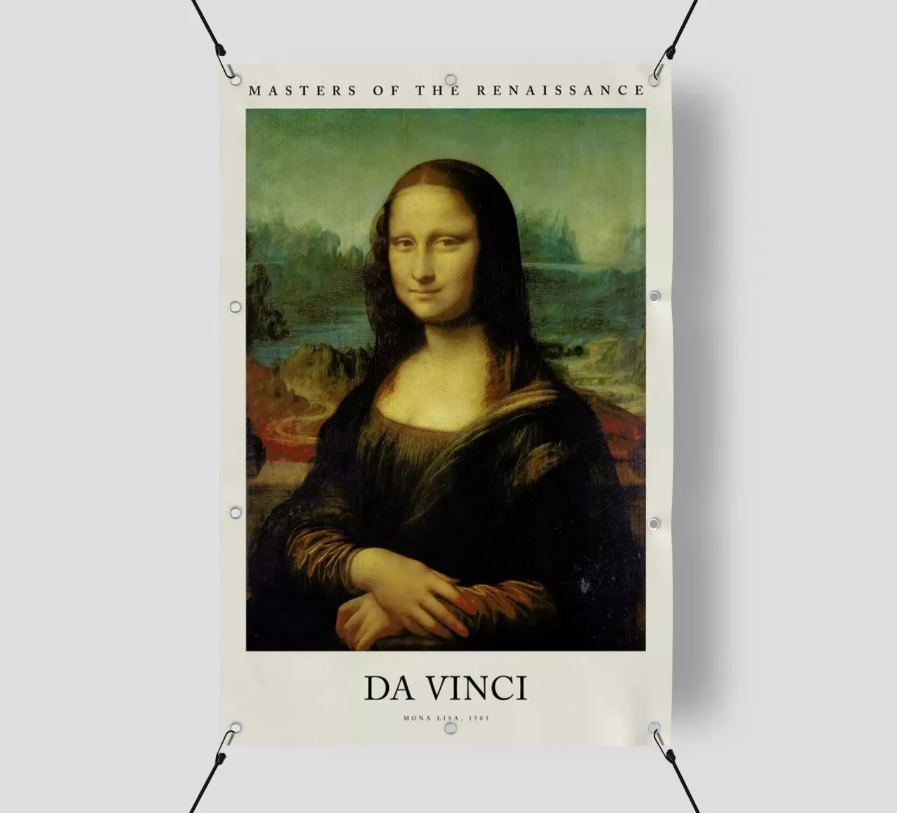 da Vinci - Mona Lisa telo in pvc da Vintage by JUNIQE