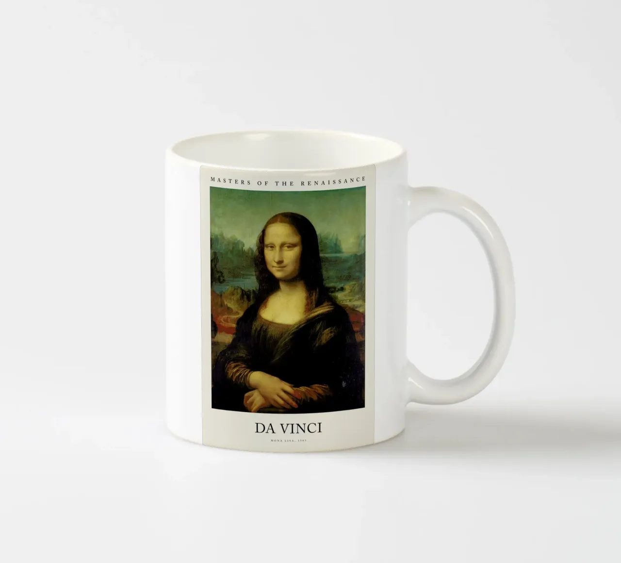 da Vinci - Mona Lisa tazza in ceramica da Vintage by JUNIQE