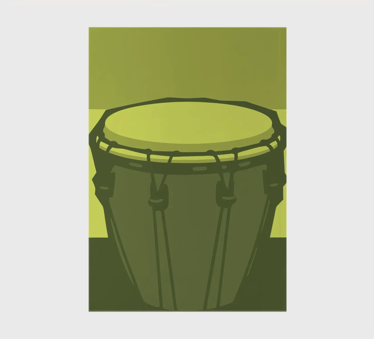 Tambor Instrumento musical tradicional cuaderno de MUSIC EDITION
