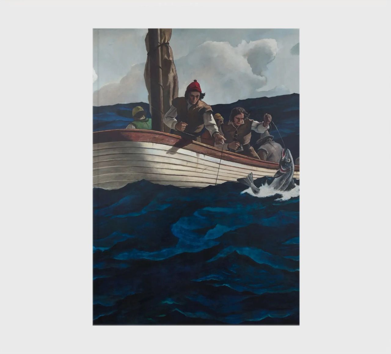 Andrew Wyeth Puritan Cod Fishers notebook by Classicprint