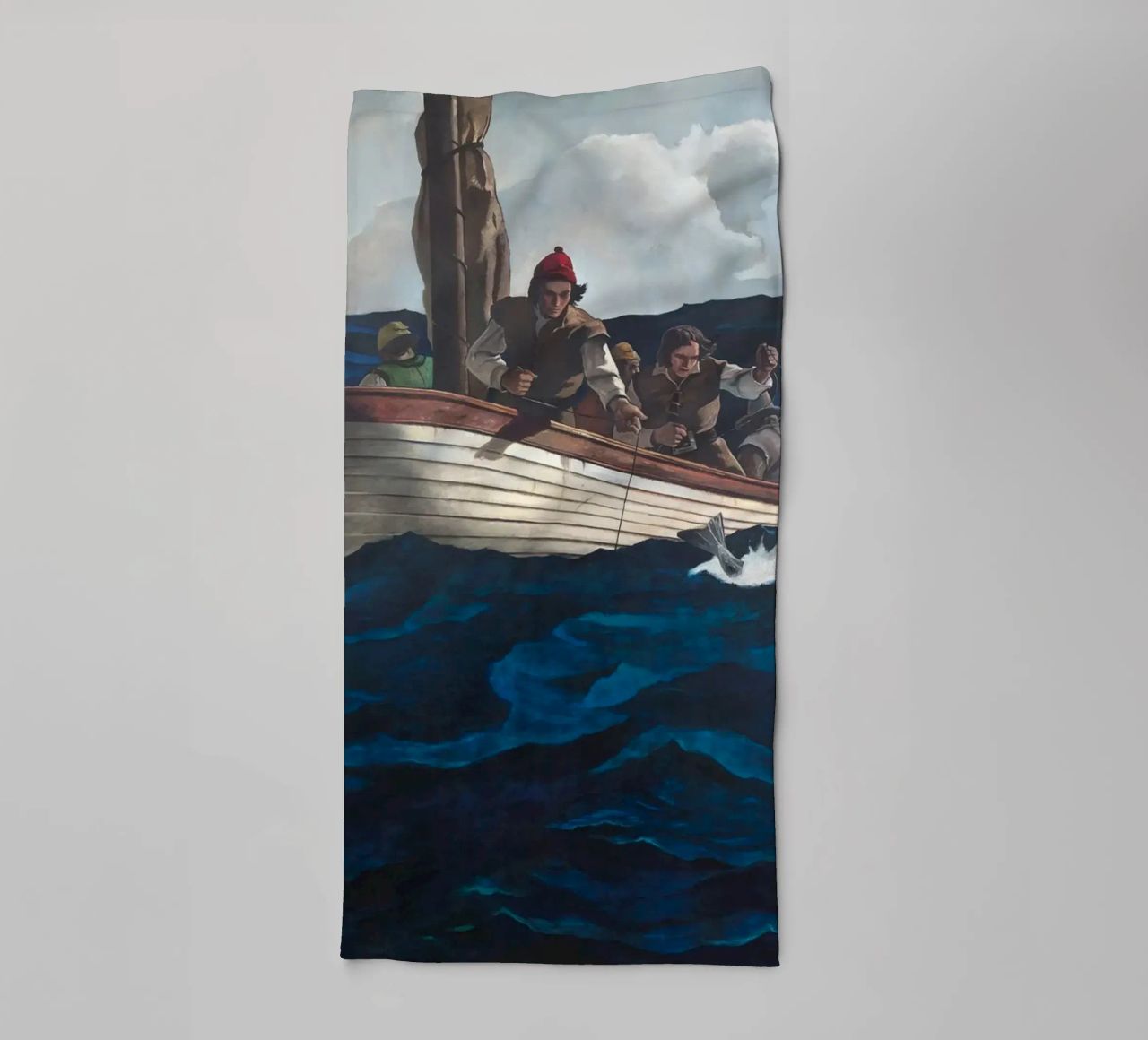 Andrew Wyeth Puritan Cod Fishers towel by Classicprint