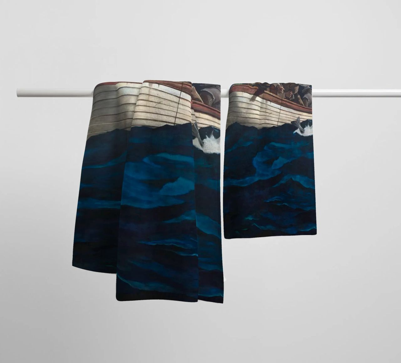 Andrew Wyeth Puritan Cod Fishers towel by Classicprint