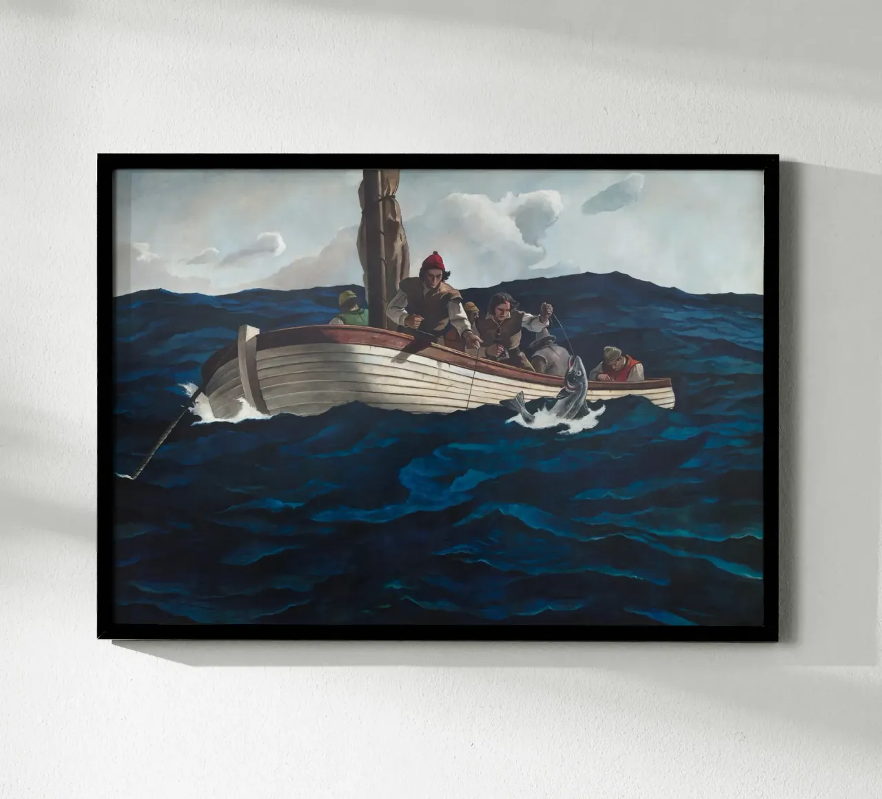 Andrew Wyeth Pescatori di merluzzi puritani carta hahnemühle da Classicprint