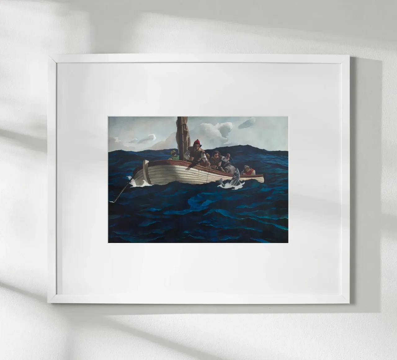 Andrew Wyeth Pescatori di merluzzi puritani carta hahnemühle da Classicprint