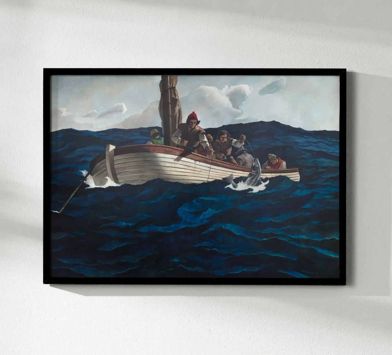 Andrew Wyeth Puritan Cod Fishers poster by Classicprint