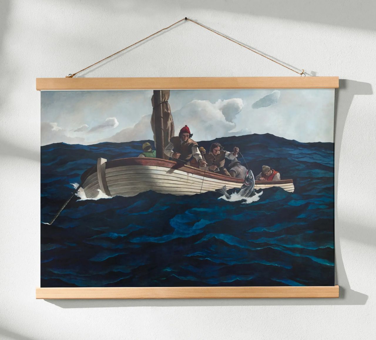 Andrew Wyeth Puritan Cod Fishers poster by Classicprint