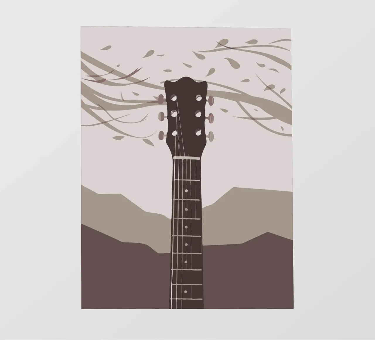 Chitarra pellicola backlit da MUSIC EDITION