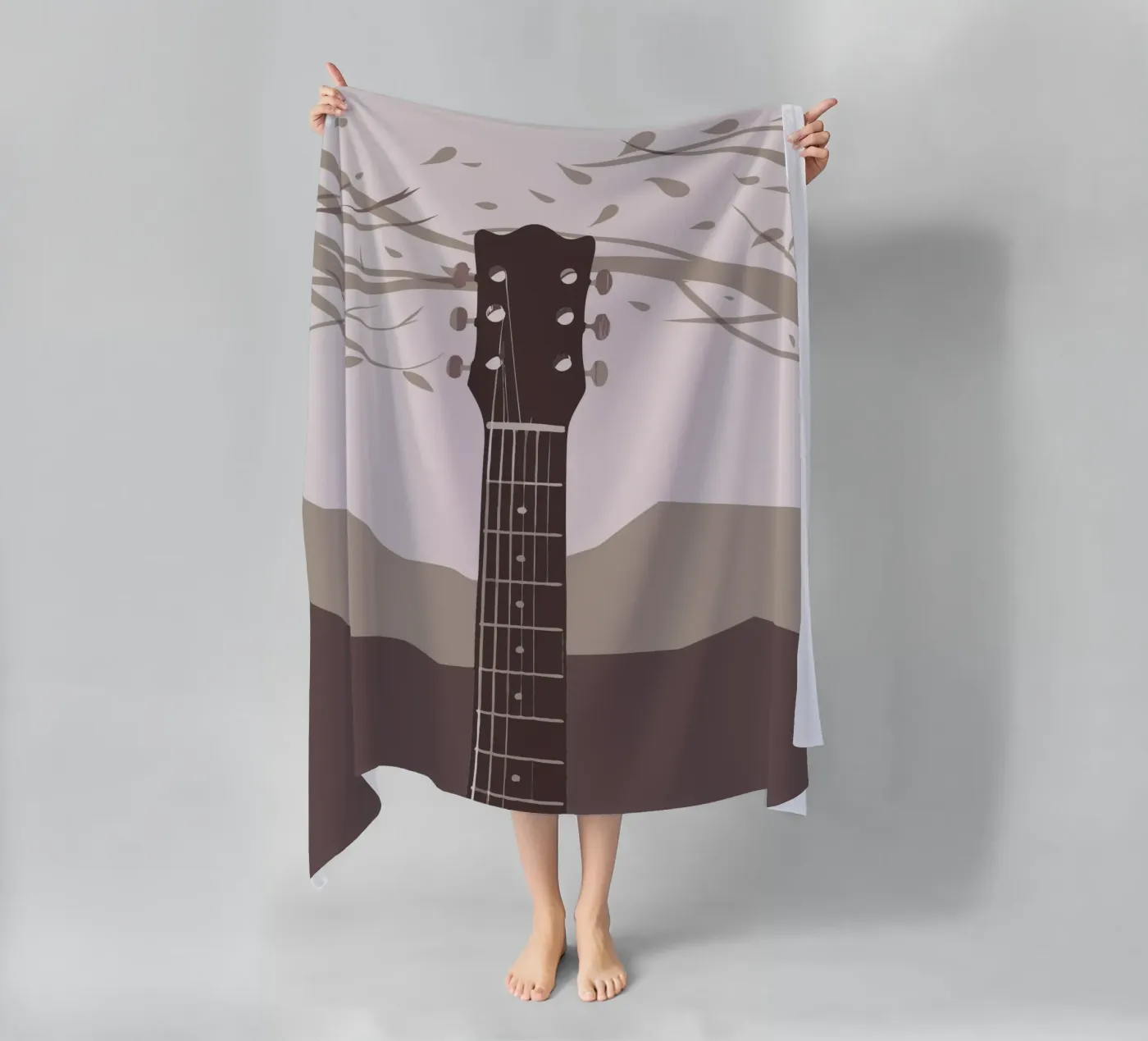 Gitaar strandhanddoek van MUSIC EDITION