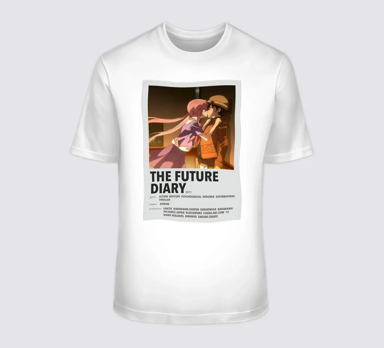 THE FUTURE DIARY 2011 t-shirt da Totoya